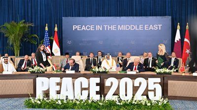 قضية الشعب الفلسطيني في أم الدنيا..رسائل الرئاسة المصرية للعالم بقمة شرم الشيخ للسلام - الخليج الان