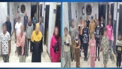 ضبط 11 رجل و5 سيدات يقومون بإستغلال الأطفال فى التسول وإستجداء المارة - الخليج الان