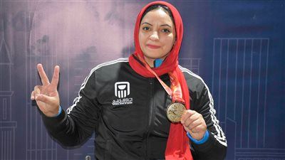 ريحاب رضوان لاعبة رفع الأثقال: هدفي تحقيق ميدالية في بارالمبياد لوس انجلوس - الخليج الان