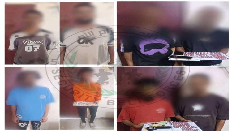 القبض على متهمين وضبط مخدرات في عمليات متزامنة بعدن