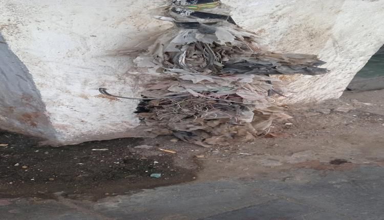 عدن...صورة تكشف الاهمال في الشارع الرئيسي بالمعلا