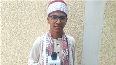 «عبدالرحمن» طالب أزهري وصوت قرآني ناشئ من الشرقية : أطمح بأن أصبح قارئا بالإذاعة - الخليج الان