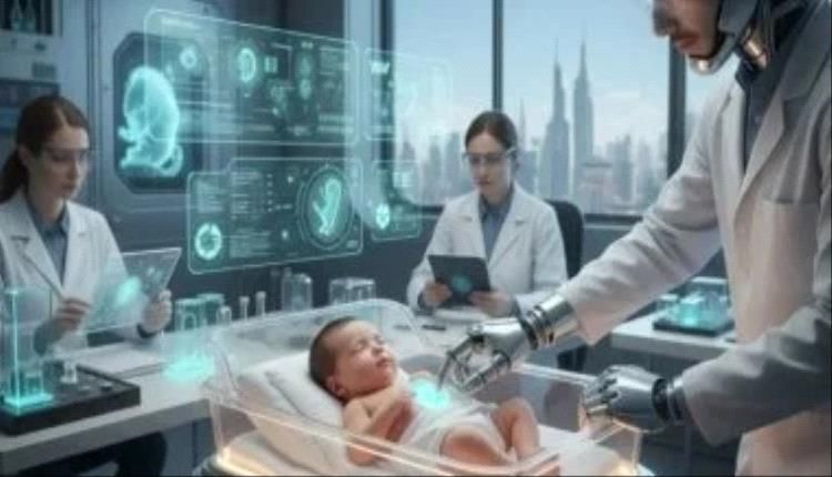 ولادة أول طفل فى العالم بمساعدة الذكاء الاصطناعى