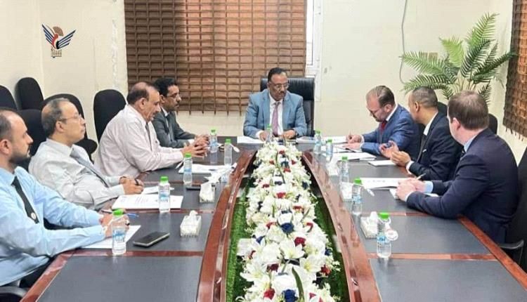 رئيس مصلحة الجمارك يبحث مع مساعد المبعوث الأممي للشؤون الاقتصادية تطوير الإجراءات الجمركية