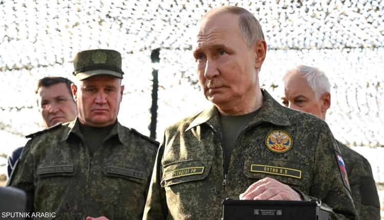 بوتين زار الجبهة.. القوات الروسية تسيطر على بوكروفسك