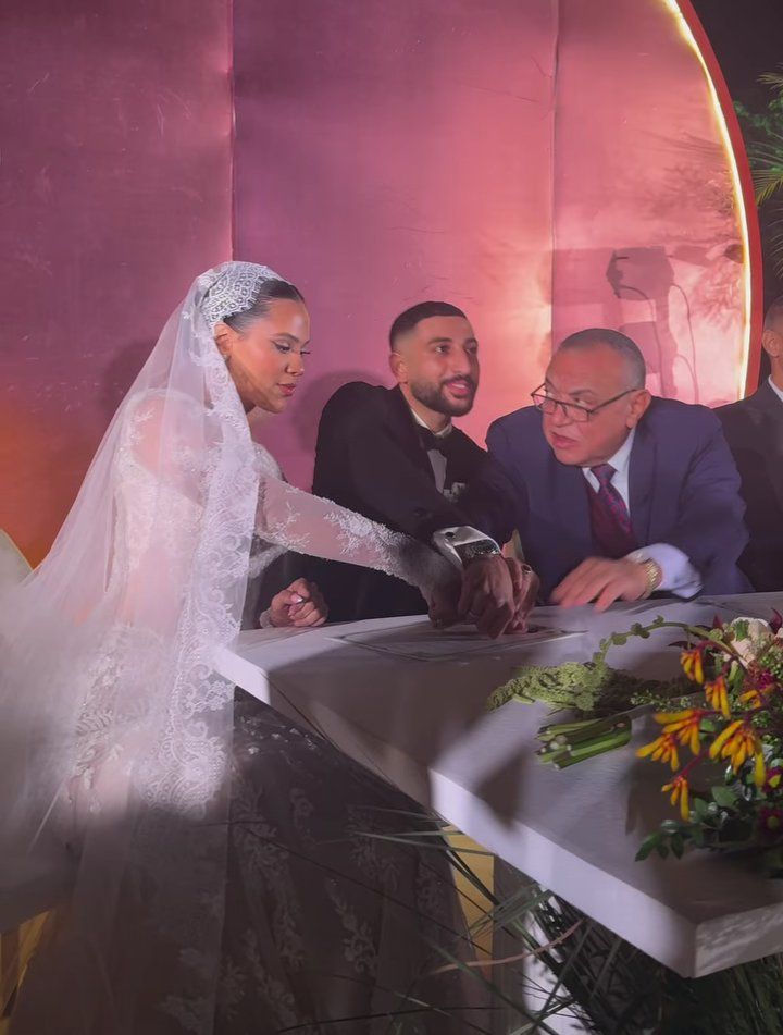 "الفرحة مش سيعاه".. لقطات من حفل زفاف نجل حنان ترك - الخليج الان