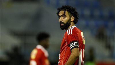 أول تعليق من حسين الشحات بعد ارتداءه لشارة النادي الأهلي أمام غزل المحلة - الخليج الان