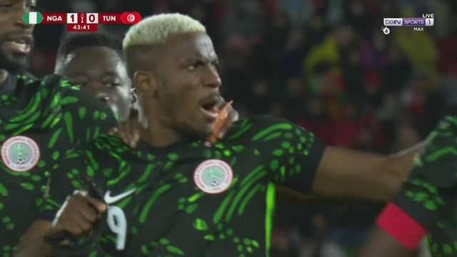 بهدف فيكتور أوسيمين في الشوط الأول: منتخب نيجيريا يتقدم على تونس في كأس أمم أفريقيا - الخليج الان