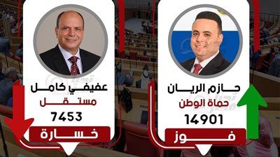 وفقا للحصر العددي.. فوز مرشح حماة الوطن بمقعد دائرة أول الرمل - الإسكندرية - الخليج الان