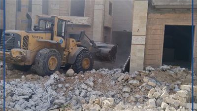 حملة مُكبرة لإزالة التعديات في محافظة الإسكندرية تسفر عن هدم - الخليج الان