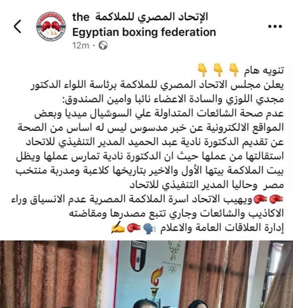 الملاكمة ينفي استقالة المدير التنفيذي للاتحاد - الخليج الان