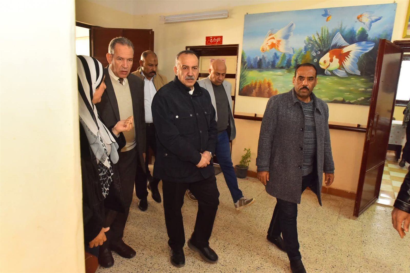 محافظ أسيوط يتفقد مدرسة الأمل الفنية الثانوية بنات للصم وضعاف السمع - الخليج الان