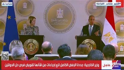 وزير الخارجية: مصر خط أحمر ولن تتوانى عن الدفاع عن مصالحها الوجودية - الخليج الان