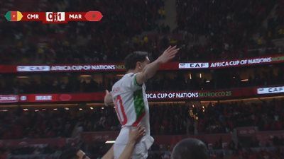 المغرب ضد الكاميرون.. شاهد هدف إبراهيم دياز لاعب منتخب المغرب في مرمى الكاميرون بربع نهائي كأس أمم أفريقيا - الخليج الان