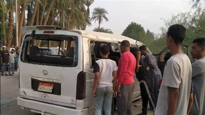 11 مصابًا في حادث انقلاب ميكروباص بالعاشر من رمضان - الخليج الان