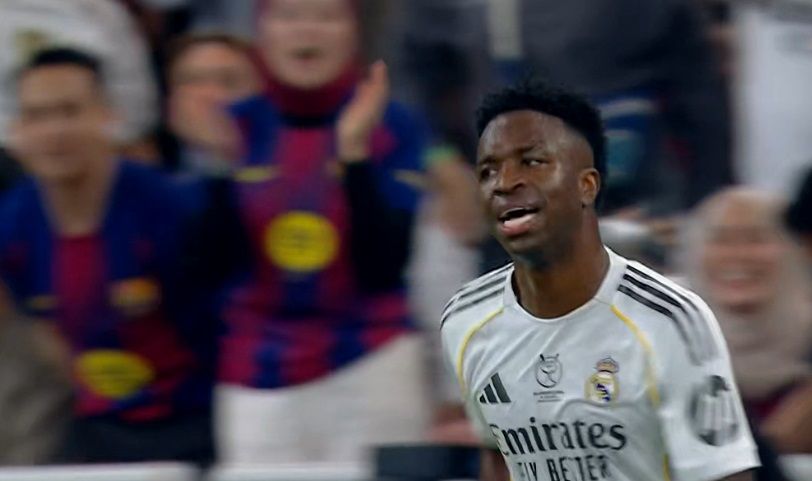 ريال مدريد ضد برشلونة.. فينسيوس جونيور يتألق أمام برشلونة ويضغط على البارسا لتسجيل الهدف الثالث في كأس السوبر الإسباني - الخليج الان