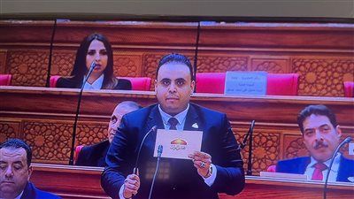 النائب حازم الريان يؤدي اليمين الدستورية عضوًا بمجلس النواب في الفصل التشريعي الثالث - الخليج الان