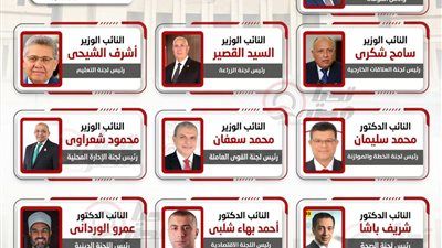 تليجراف الخليج ينشر أسماء رؤساء اللجان النوعية بالبرلمان التى تم التوافق عليها بشكل نهائى - الخليج الان