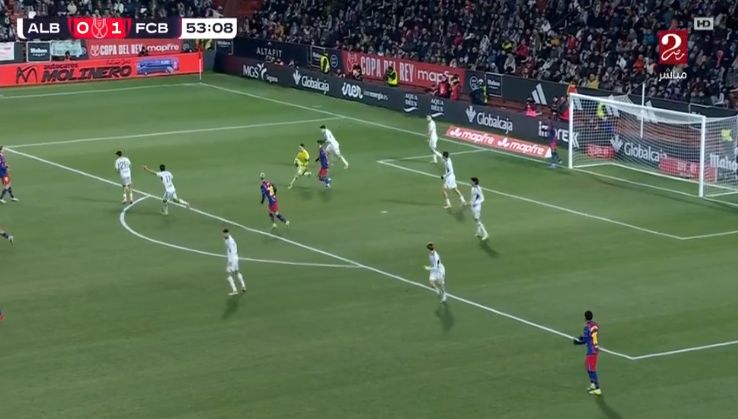 ألباسيتي ضد برشلونة.. ملخص اهداف ونتيجة مباراة برشلونة والباسيتي في ربع نهائي كاس ملك اسبانيا بعد مرور 50 دقيقة - الخليج الان