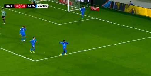 ريال بتيس ضد أتلتيكو مدريد.. انطلاق الشوط الثاني من مباراة أتلتيكو مدريد وريال بيتيس في ربع نهائي كأس ملك إسبانيا - الخليج الان