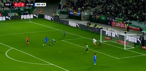 ريال بتيس ضد أتلتيكو مدريد.. ملخص اهداف ونتيجة مباراة ريال بيتيس واتلتيكو مدريد في ربع نهائي كاس ملك اسبانيا بعد نهاية الشوط الاول - الخليج الان