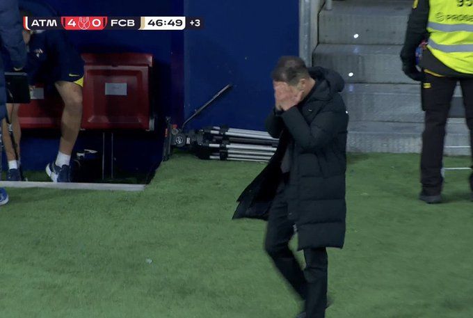 أتلتيكو مدريد ضد برشلونة.. شاهد بكاء دييجو سيميوني مدرب أتلتيكو مدريد في مباراة برشلونة بنصف نهائي كاس ملك اسبانيا - الخليج الان