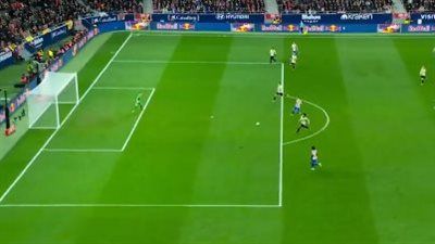 أتلتيكو مدريد ضد برشلونة.. اهداف مباراة برشلونة واتلتيكو مدريد في نصف نهائي كاس ملك اسبانيا بعد نهاية الشوط الاول - الخليج الان