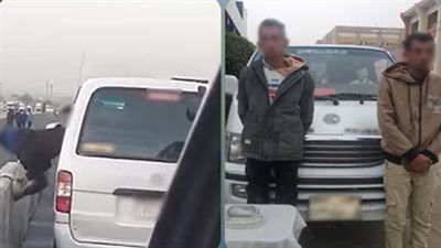 القبض على المتهمين بسرقة كشافات الإنارة المثبتة بأحد الطرق في القليوبية - الخليج الان