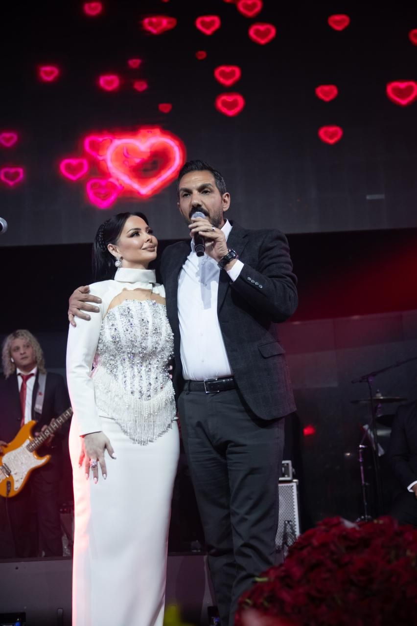 ديانا كرزون تتربع على عرش الرومانسية في ليلة الحب بعمان - الخليج الان