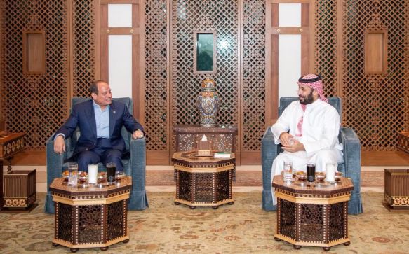 عاجل| تفاصيل لقاء الرئيس السيسي والأمير محمد بن سلمان في السعودية - الخليج الان