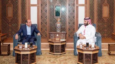 عاجل| تفاصيل لقاء الرئيس السيسي والأمير محمد بن سلمان في السعودية - الخليج الان
