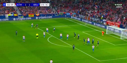 أتلتيكو مدريد ضد كلوب بروج.. ملخص اهداف ونتيجة مباراة اتلتيكو مدريد وكلوب بروج في دوري ابطال اوروبا بعد مرور 50 دقيقة - الخليج الان