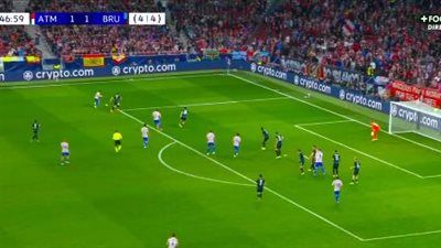 أتلتيكو مدريد ضد كلوب بروج.. ملخص اهداف ونتيجة مباراة اتلتيكو مدريد وكلوب بروج في دوري ابطال اوروبا بعد مرور 50 دقيقة - الخليج الان