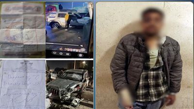 الداخلية تكشف تفاصيل حادث سيارة وضعت ملصق علم إسرائيل بالجيزة - الخليج الان