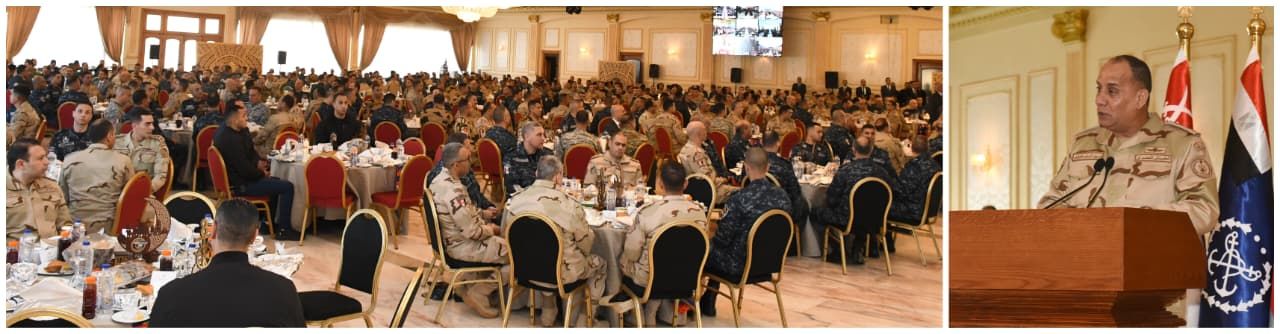 وزير الدفاع يلتقى مقاتلى القوات البحرية والمنطقة الشمالية العسكرية ويشاركهم تناول وجبة الإفطار - الخليج الان