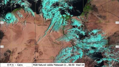 تحذير عاجل من الطقس في مصر: أمطار رعدية وسيول محتملة ورياح مثيرة للرمال - الخليج الان