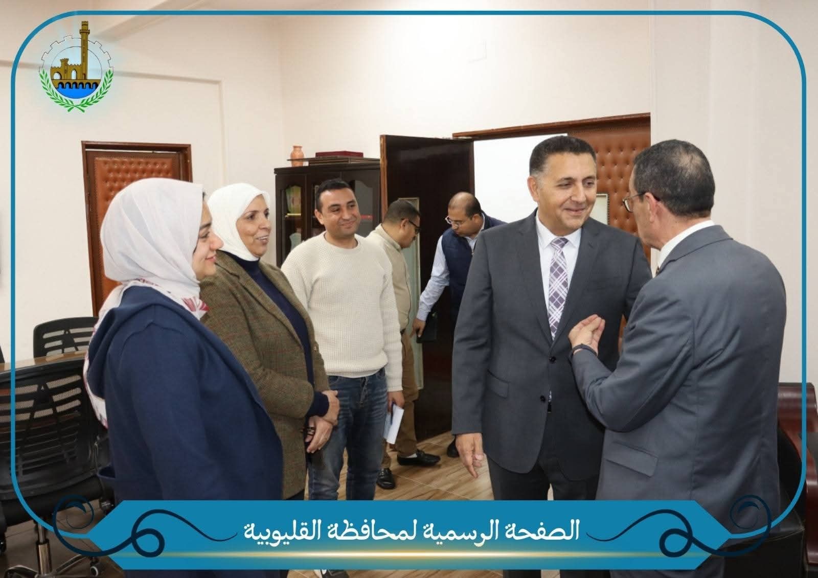 محافظ القليوبية يتفقد ديوان المحافظة ويتابع إزالة التعديات - الخليج الان