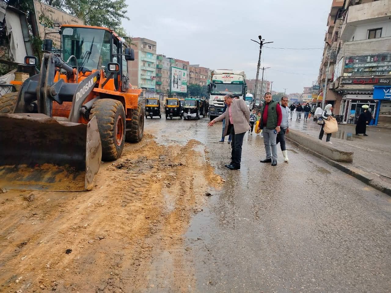 رفع درجة الاستعداد القصوى لمواجهة الأمطار بشبين القناطر اليوم - الخليج الان