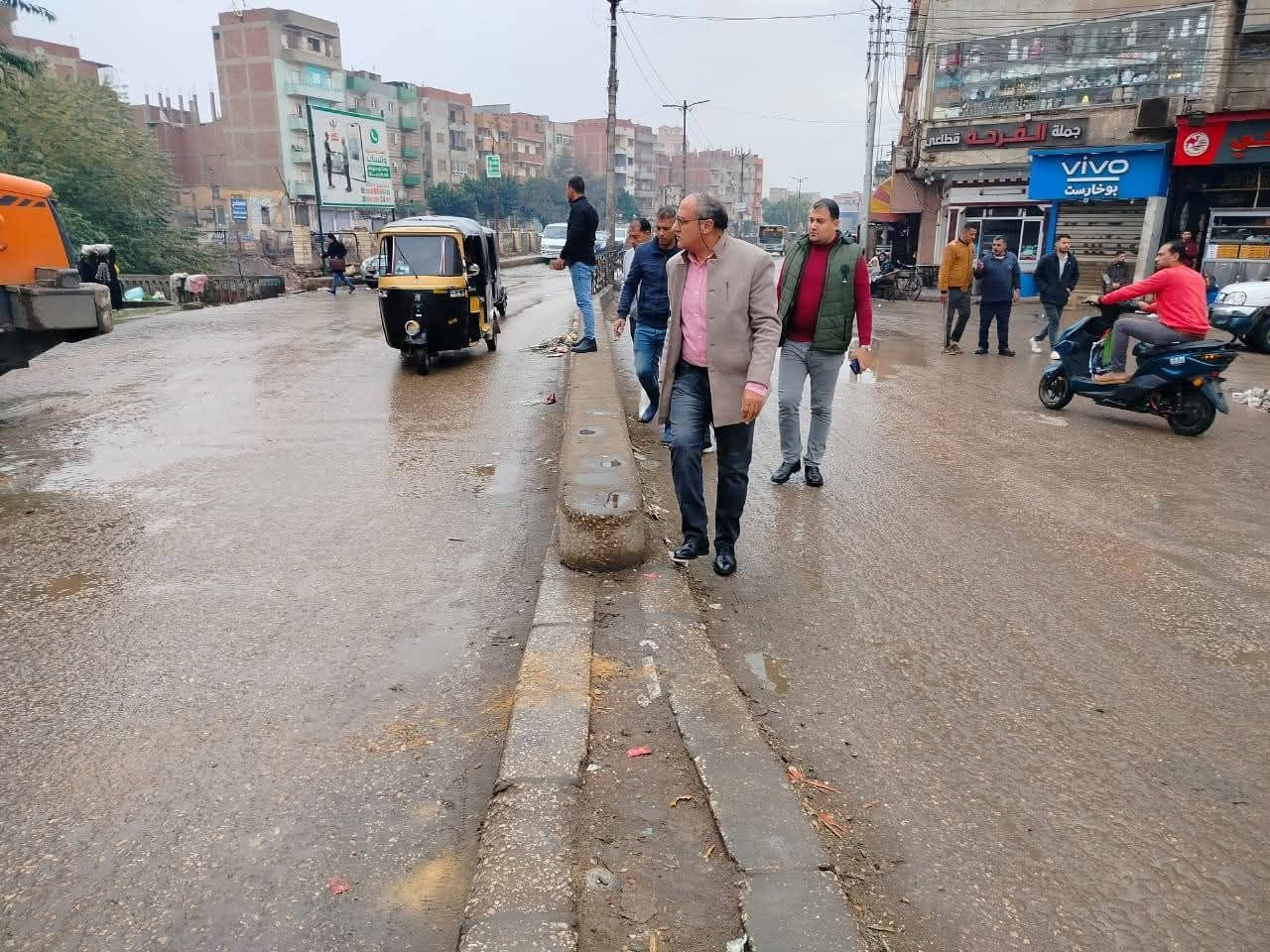 رفع درجة الاستعداد القصوى لمواجهة الأمطار بشبين القناطر اليوم - الخليج الان