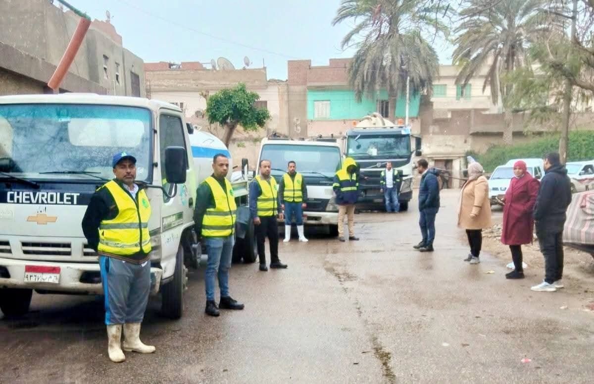 رئاسة مدينة الخانكة تعلن جاهزية شفط مياه الأمطار - الخليج الان