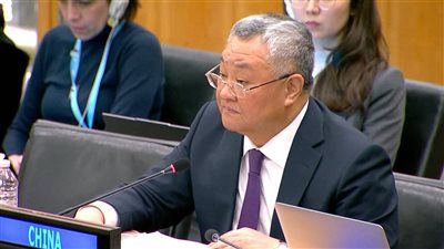 «بكين ودعم إقامة دولة مستقلة».. مندوب الصين في الأمم المتحدة: لا يحق للمجتمع الدولي تهميش القضية الفلسطينية - الخليج الان