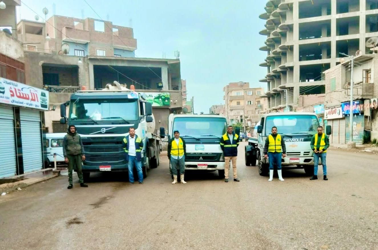 رئاسة مدينة الخانكة تعلن جاهزية شفط مياه الأمطار - الخليج الان