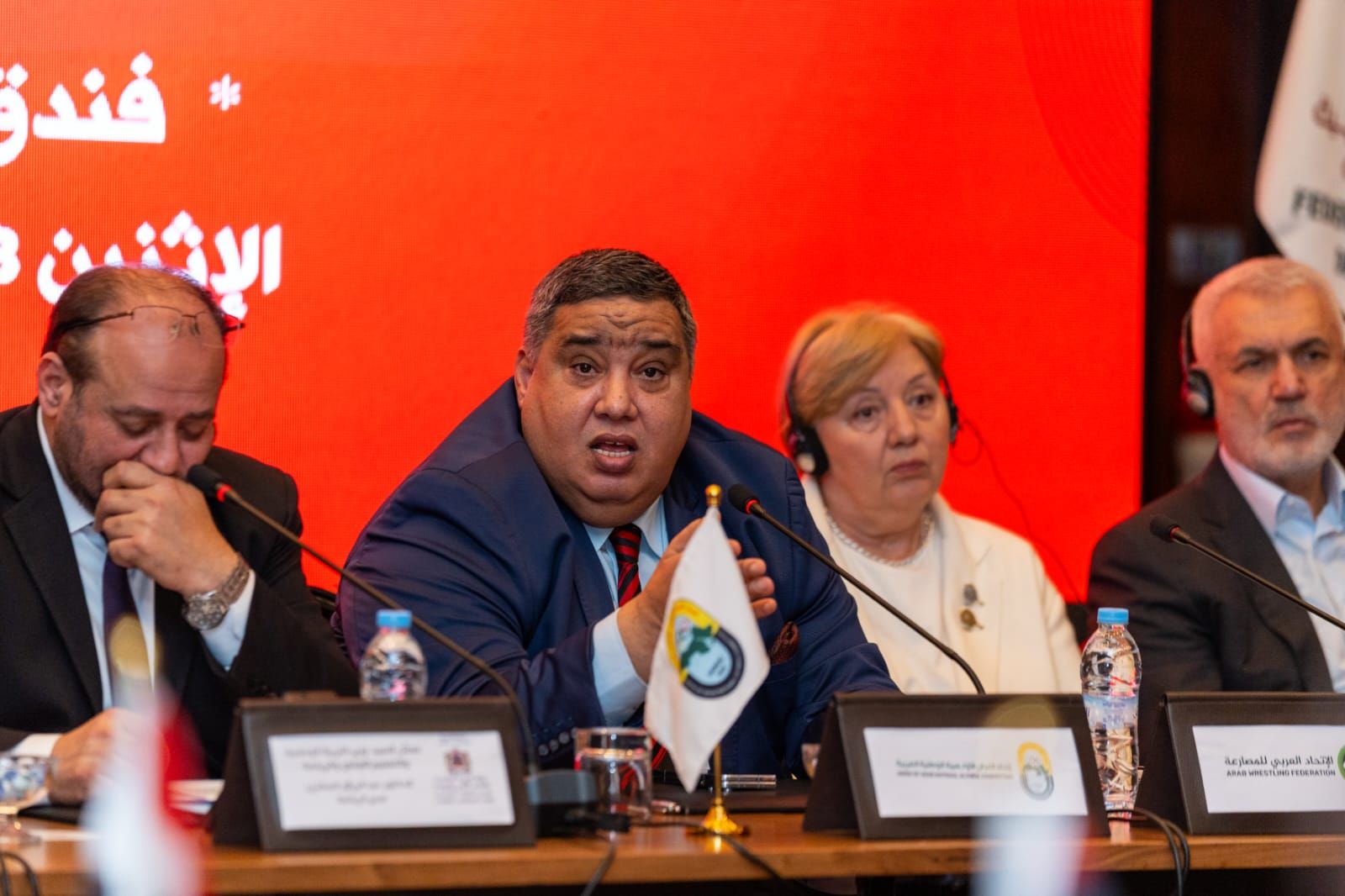 فوز سعيد صلاح بعضوية المكتب التنفيذي للاتحاد العربي للمصارعة - الخليج الان