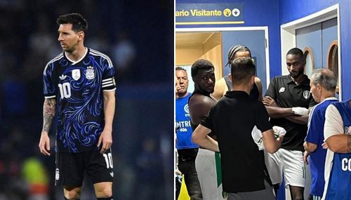 الكل كان ينتظر.. من حصل على قميص ليونيل ميسي بعد مباراة الأرجنتين وموريتانيا؟ - الخليج الان