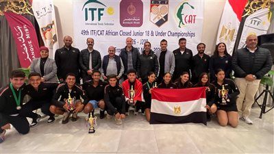 منتخب مصر للتنس يحقق درع إفريقيا - الخليج الان