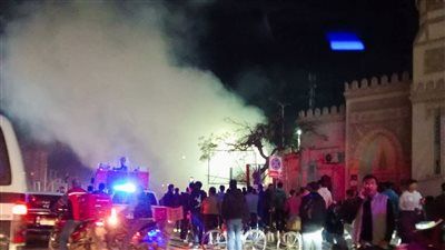 حريق يلتهم دار المناسبات في الغربية - الخليج الان