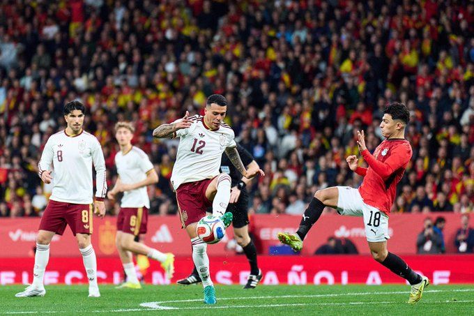 منتخب مصر.. ملخص اهداف ونتيجة مباراة منتخب مصر وإسبانيا بعد مرور 45 دقيقة - الخليج الان