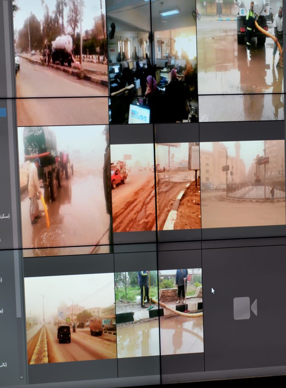 محافظ الدقهلية يتابع حالة الطقس وجهود كسح مياه الأمطار - الخليج الان