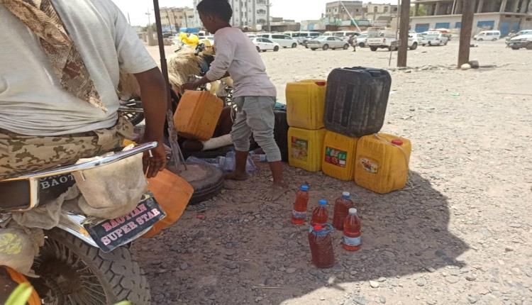 35 الف ريال سعر دبة البنزين في لحج خلال الساعات الاخيرة