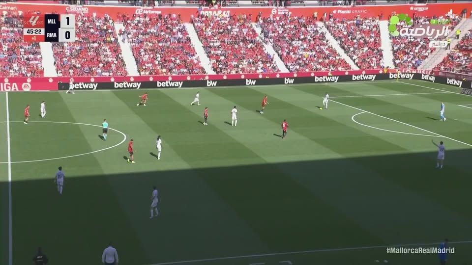 مايوركا ضد الريال.. هدف ريال مايوركا الأول في مرمى ريال مدريد بالدوري الإسباني - الخليج الان